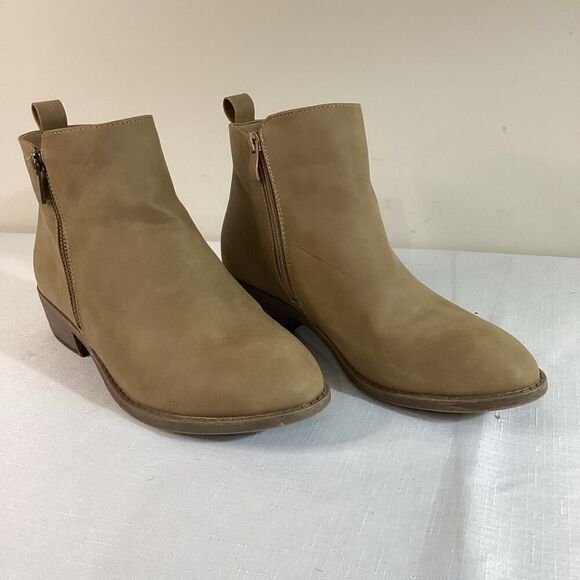 Jeossy Tan Ankle Boots Size 9.5 - Picture 3 of 8